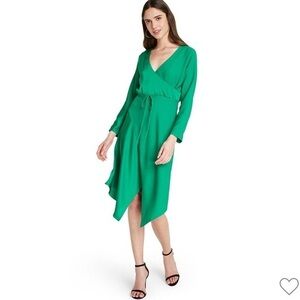 Cushnie x Target Emerald Green Wrap Dress